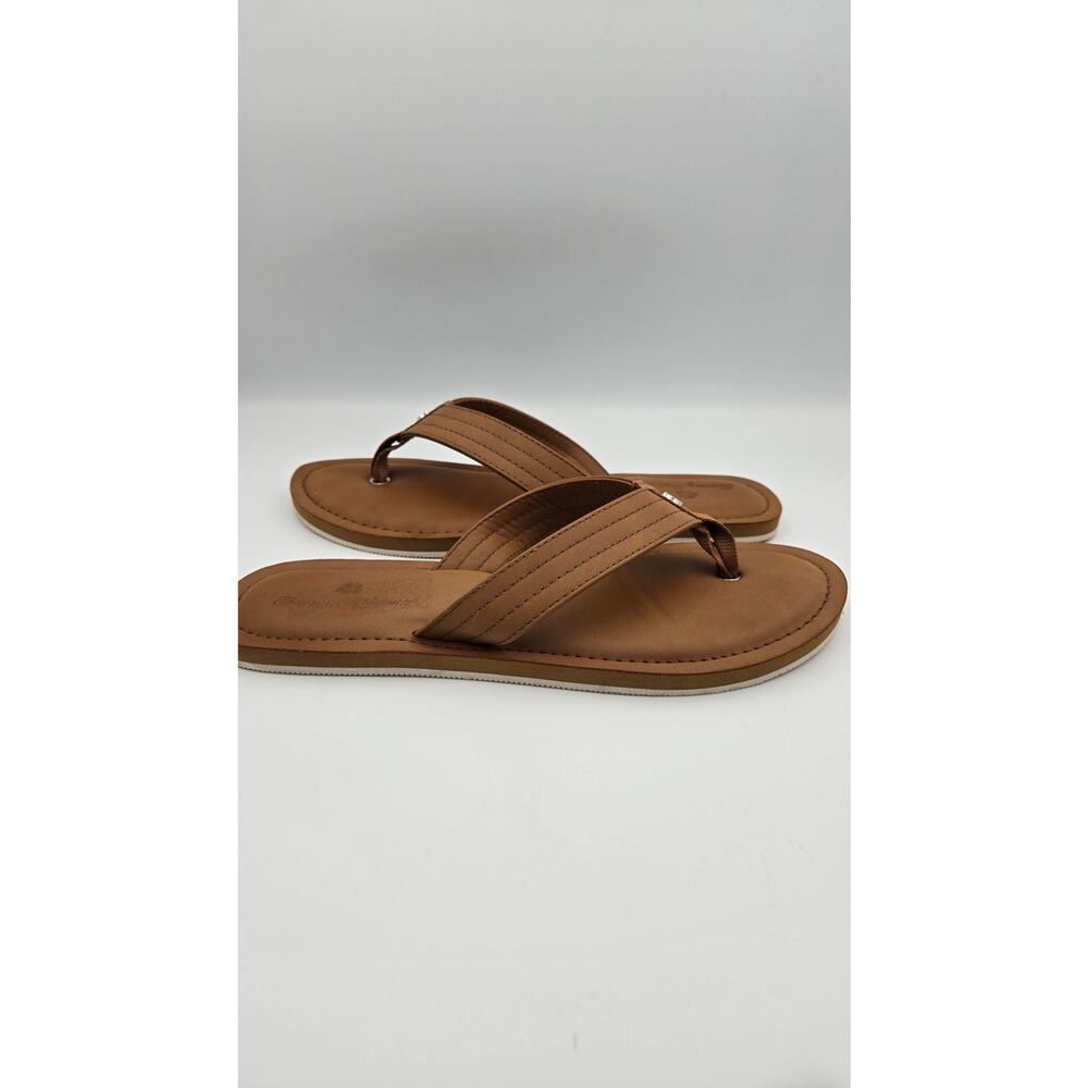 Tommy Bahama Speedwell Sandals Women 9 Tan Thong Flip Flops NWT - Picture 4 of 9